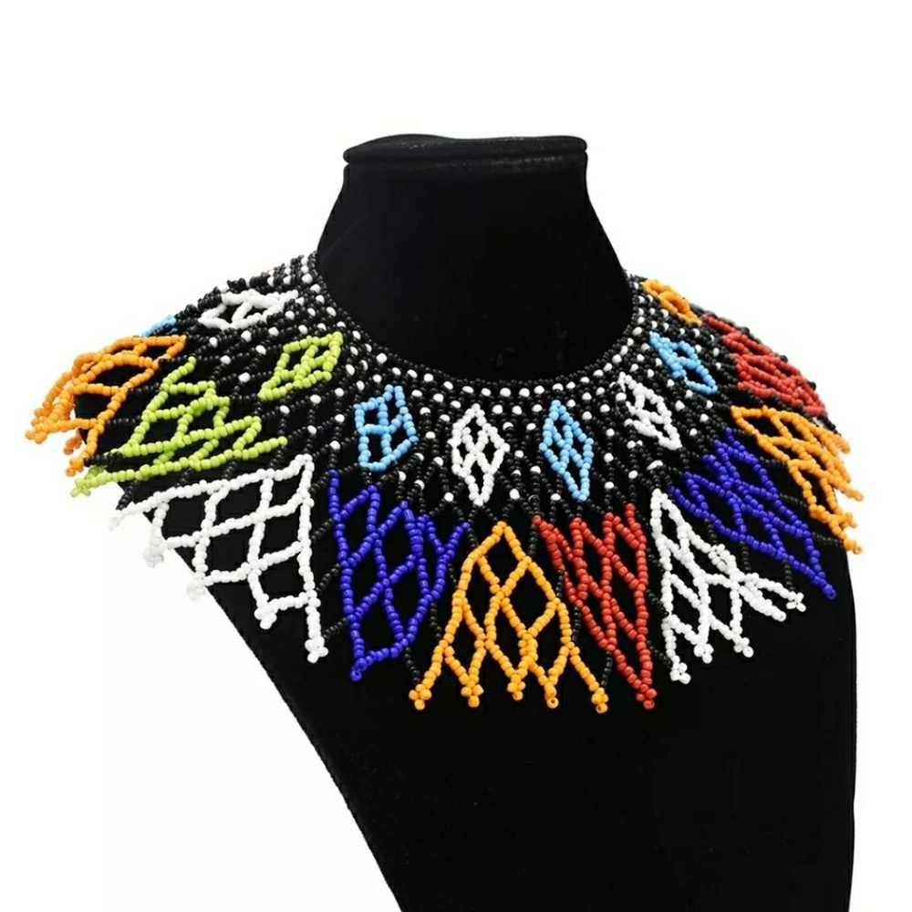 Bib Beaded Necklace.Offers Welcomed